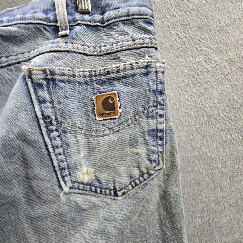VINTAGE Carhartt Men Jeans 40X32 Traditional UFCW Union Made B180 DST Y2K READ